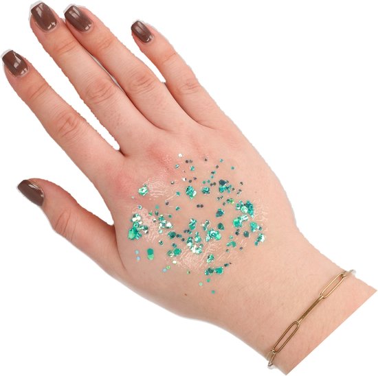 2oz Bright Mix Glitter Großhandel Bulk Face Body Chunky Glitter für Kunst handwe