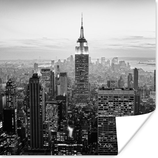 Poster New York City zwart-wit fotoprint
