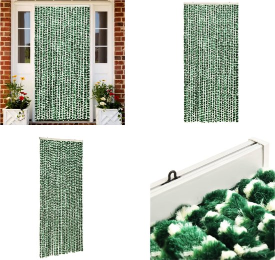 vidaXL Insectengordijn 100x200 cm bamboe donkergrijs