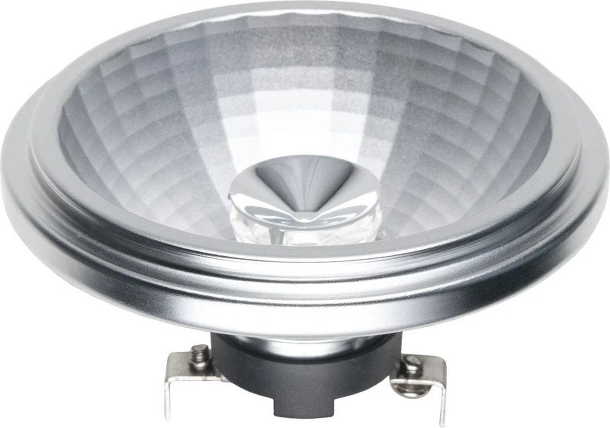 SPL LED G53 AR111 - 12W . 12Volt / DIMBAAR / Lichtkleur 3000K - 10°