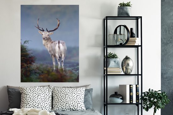 Affiche Cerf - Forêt - Bruyère - 90x120 cm