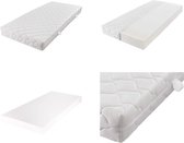 vidaXL Matras met een wasbare hoes 200x160x17 cm - Matras - Matrassen - Matras Met Hoes - Matrassen Met Hoes