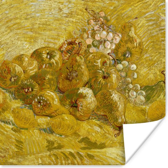 Affiche Coings, citrons, poires et raisins - Vincent van Gogh - 30x30 cm