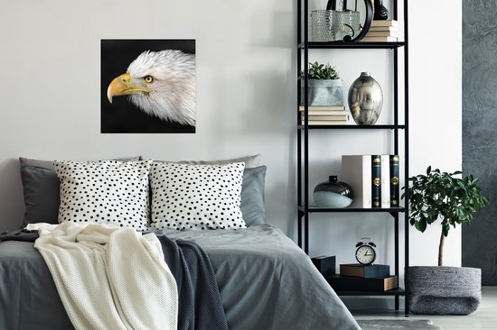 Poster Aigle - Vogel - Bec - Yeux - 50x50 cm