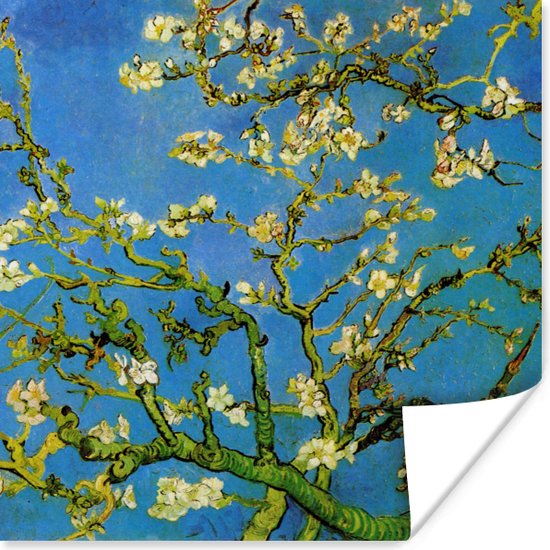 Poster Amandelbloesem - Vincent van Gogh - 30x30 cm