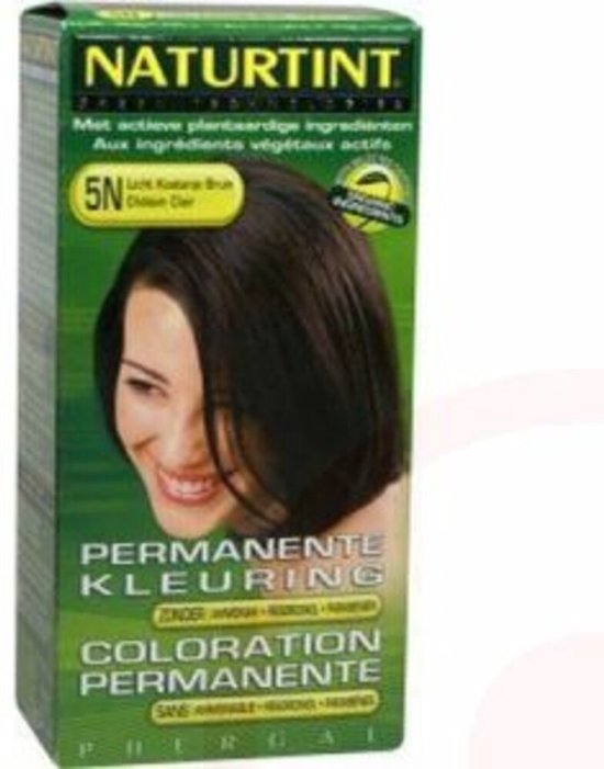 Teinte naturelle 5N - Marron clair - Teinture pour les cheveux | bol