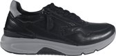 Gabor rollingsoft sensitive 76.898.57 - dames rollende wandelsneaker - zwart - maat 38.5 (EU) 5.5 (UK)