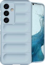iMoshion Hoesje Geschikt voor Samsung Galaxy S24 Plus Hoesje Siliconen - iMoshion EasyGrip Backcover - Lichtblauw
