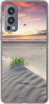Geschikt voor OnePlus Nord 2 5G hoesje - Zonsondergang in een landschap in Nederland - Siliconen Telefoonhoesje