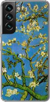 Geschikt voor Samsung Galaxy S22 Plus hoesje - Amandelbloesem - Vincent van Gogh - Siliconen Telefoonhoesje