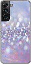 Geschikt voor Samsung Galaxy S22 hoesje - Water - Design - Abstract - Licht - Siliconen Telefoonhoesje