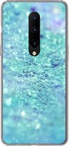Geschikt voor OnePlus 7 Pro hoesje - Blauw - Licht - Abstract - Siliconen Telefoonhoesje