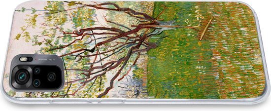 Coque Xiaomi Redmi Note 10 - Verger en fleurs - Vincent van Gogh - Coque de téléphone en Siliconen