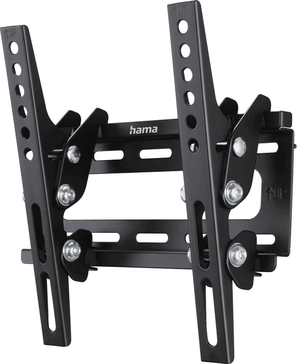 Hama TV muurbeugel - kantelbaar - voor 19-46 inch schermen - tv ophangsysteem - VESA tot 200x200 - tot 25 kg - zwart - Hama