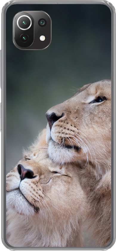 Geschikt voor Xiaomi 11T hoesje - Leeuw - Wilde dieren - Big Five - Siliconen Telefoonhoesje
