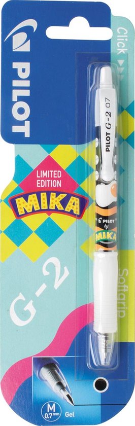 Foto: Pilot g2 mika op blister zwart