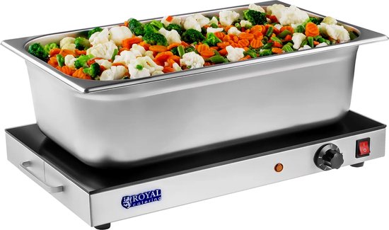 Warmhoudplaat - 260 Watt - Glazen oppervlak - Royal Catering — afbeelding 4