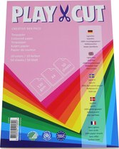 Play-Cut - Gekleurd papier A3 - Gerecycleerd - 130g/m2 - 50 vellen