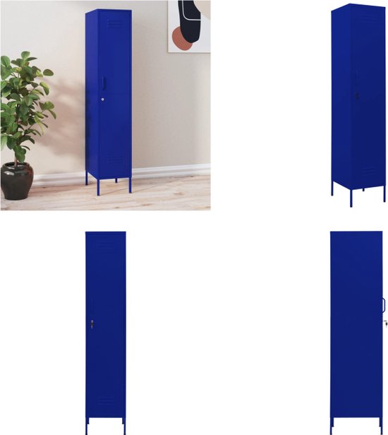 Armoire à Casiers Rose 35x46x180 Cm En Acier - 4 Étages Réglables Avec Serrure - 5