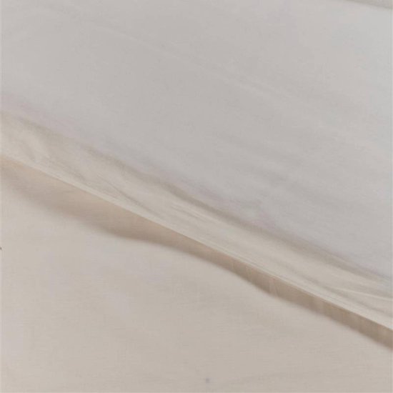 Ambiante Cotton Uni dekbedovertrek - Effen - Lits-Jumeaux XL - 260x200/220 - Zand van Ambiante — afbeelding 4