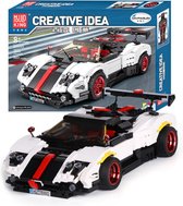 Mould King 13105 - Pagani Speed-Racewagen - 980 onderdelen - Lego compatibel - Bouwset