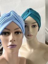 Hair4life - Chemo mutsjes - Mutsjes - Muts dames - Duopack - Set van 2 - Hoofddeksel - Alopecia