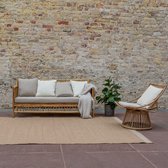 Jute buitenkleed Naturel Border - 240 x 340 cm - (XL)