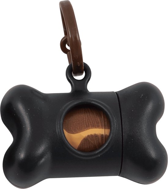 Mr. Poop - Mr. Poop - Poepzakjes En -houders - Mr. Poop Safari Nano Houder + 2 Rolletjes - Zwart 31/0057 - 175979 - 1pce