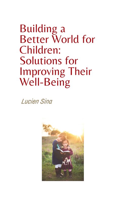 Building a Better World for Children - cover