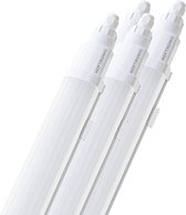 HOFTRONIC - Q-series – 4-pack LED TL armaturen 150cm – IP65 – 48W 5760lm – 120lm/W – 6500K daglicht wit – koppelbaar