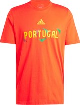 adidas Performance UEFA EURO24™ Portugal T-shirt - Heren - Rood- XS
