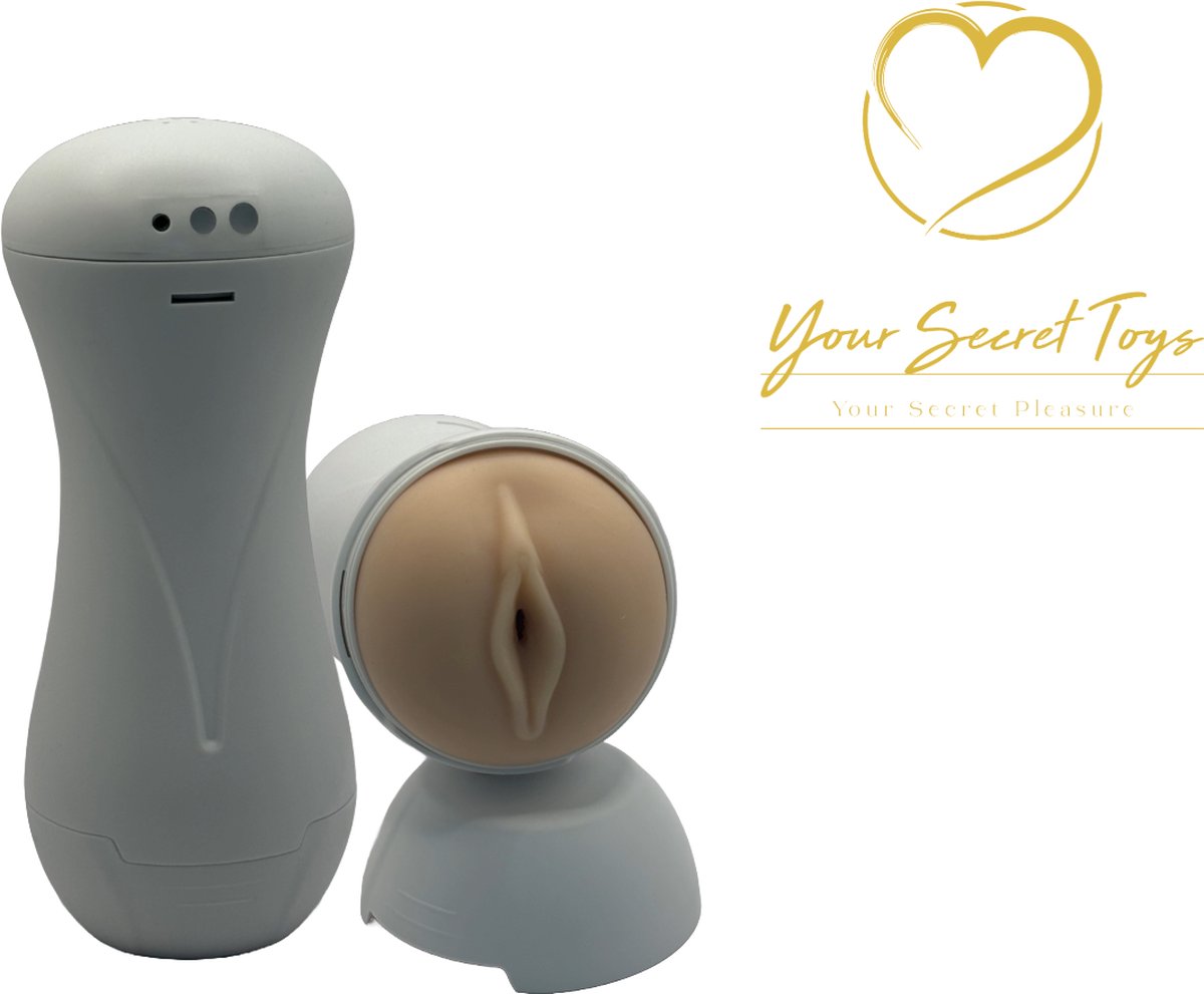 Goedkoopste Happy sport cup – Elektrische Pocket Pussy- Masturbator - Vibrator Seksspeeltjes voor Mannen – Masturbator voor Man – Seksspeeltjes voor Heren & Koppels – Erotiek – Sex toys – Automatisch masturbator - Automatisch vibrerende Kunstvagina
