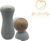 Happy sport cup – Elektrische Pocket Pussy- Masturbator - Vibrator Seksspeeltjes voor Mannen – Masturbator voor Man – Seksspeeltjes voor Heren & Koppels – Erotiek – Sex toys – Automatisch masturbator - Automatisch vibrerende Kunstvagina