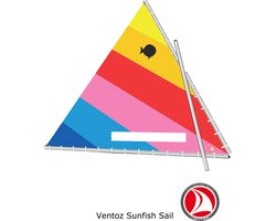 Ventoz Sunfish zeil - Mai Tai met venster (7.7 m2)