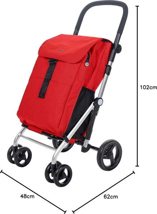Boodschappentrolley, Opvouwbaar, Draagbaar, Voor het Vervoer van wagen Boodschappentrolley, Opvouwbaar, Draagbaar, Voor het Vervoer van wagen