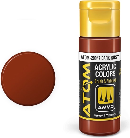 AMMO MIG 20047 ATOM - Rouille foncée - Acryl - Flacon de Peinture 20ml