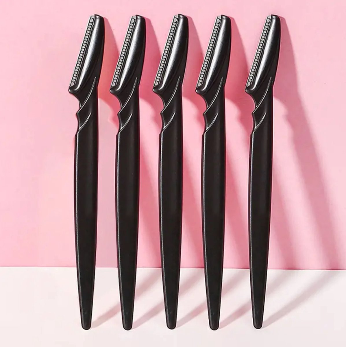 Ultiluxe Dermaplaning gezicht 10 stuks Zwart Wenkbrauw mesje voor dames Wenkbrauw scheermesje voor vrouwen Dermaplaner voor exfolieren en verwijderen van gezichtshaar