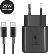 Chargeur rapide 25 W - Chargeur USB C pour Samsung, OPPO, Huawei Charger - Avec câble de chargement USB C de 2 mètres - WiseQ