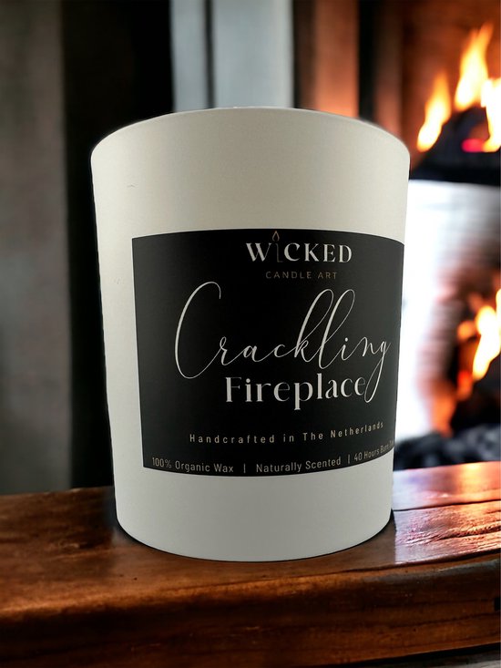 Wicked Candle Art - Geurkaars - Crackling Fire