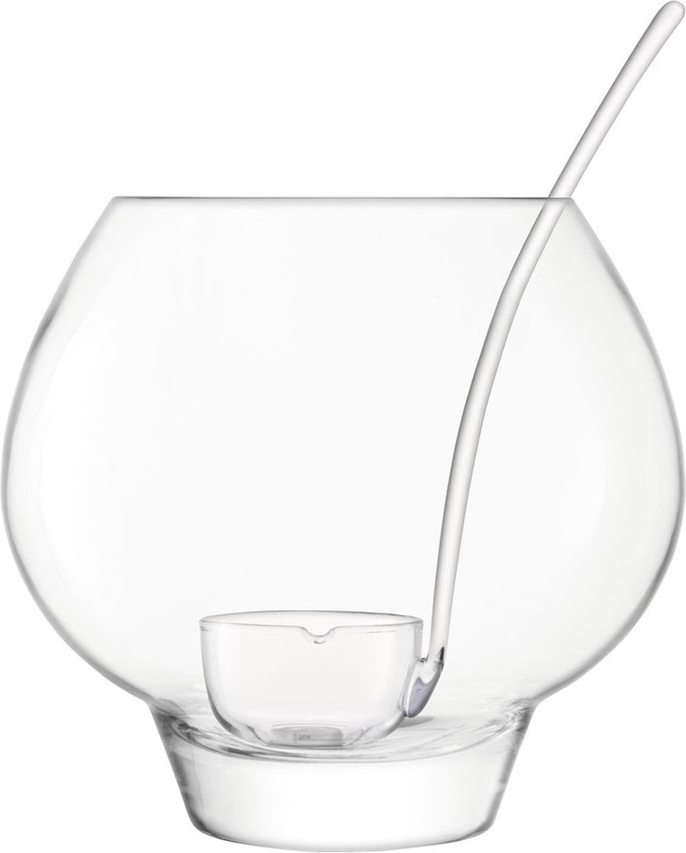 L.S.A. - Rum Punchschaal Set ø 27 cm Set van 7 Stuks - Glas - Transparant
