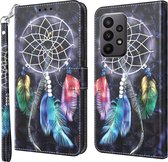 Dromenvanger - 3D motief - agenda book case hoesje - Telefoonhoesje geschikt voor Samsung Galaxy A25 5G