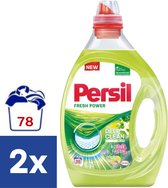 Persil Lessive Liquide Active Fresh Jardin Garden - 2 x 1,95 l (78 lavages)