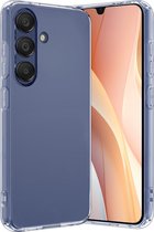 Coque Compatible avec Samsung A15 Coque Siliconen Cover Case - Coque Compatible avec Samsung Galaxy Galaxy A14 Cover Back Case - Transparent