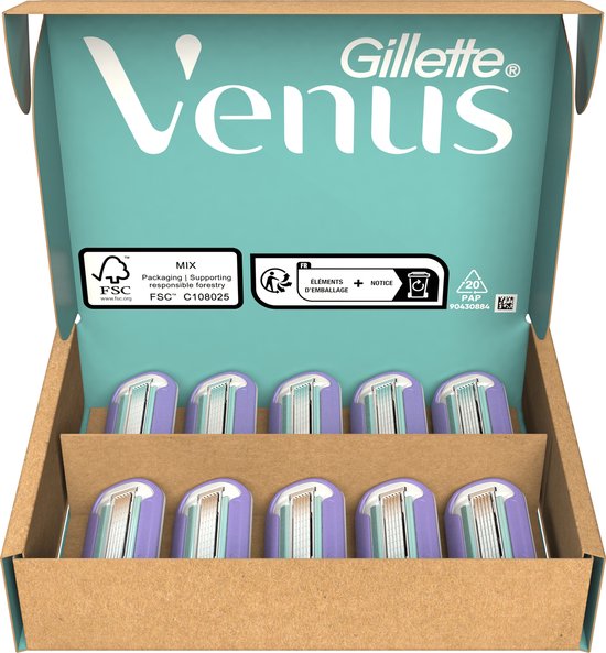 Gillette Venus Deluxe Smooth Swirl - 10 Scheermesjes