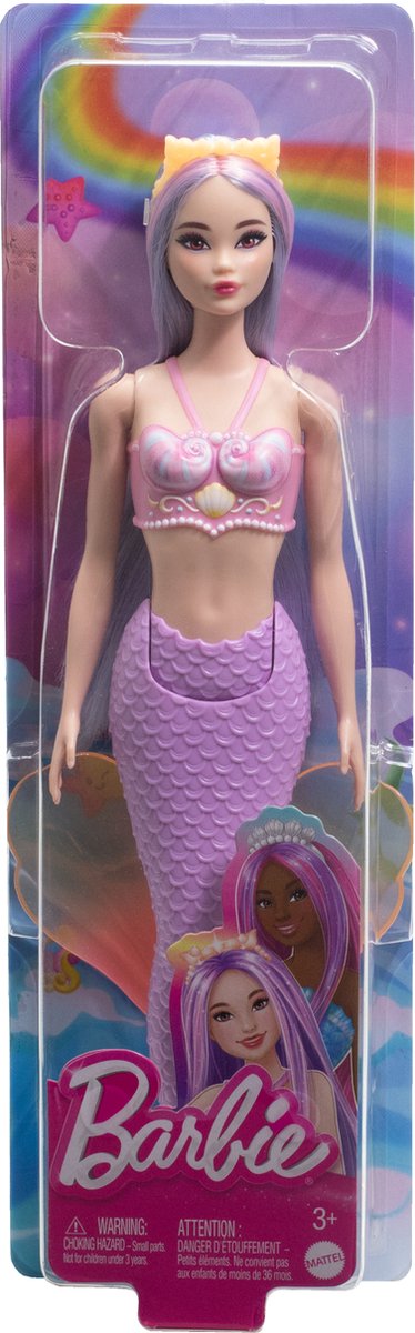 Barbie A Touch of Magic - Paarse zeemeermin staart - Barbiepop — afbeelding 4