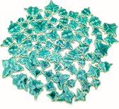 500 g libelle + bij + vlinder keramische mozaïektegels, mozaïek maken stenen hobby's handgemaakt voor badkamer keuken woondecoratie doe-het-zelf ambachtelijke materialen (groen)