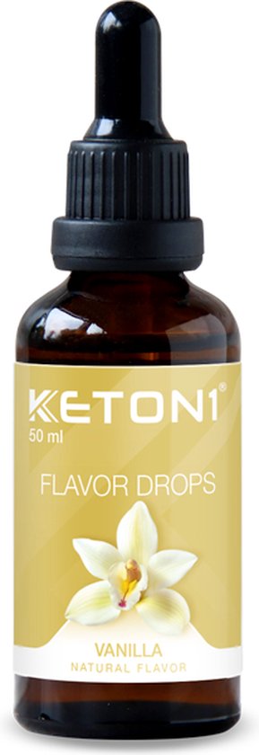 Keton1 | Flavor Drops | Vanilla | 1 x 50 ml