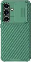 Nillkin CamShield Hoesje voor de Samsung Galaxy S24 Plus - Back Cover met Camera Slider Groen