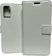 Portemonnee Book Case Hoesje Geschikt voor: Samsung Galaxy S20 Plus - Wit