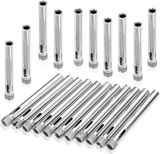 Diamantgatenzaag, 110 mm, met boor, geleiding, gatenzaag, tegels, opener, gat van glas, tegelgatsnijder, diamantboor voor het zagen van tegels, glas, keramiek, marmer, graniet